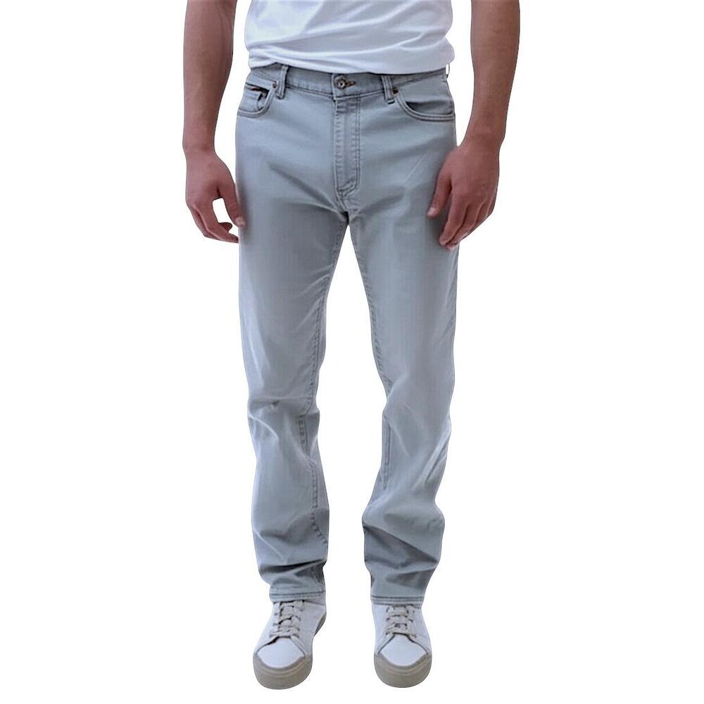 Tommy Hilfiger Men Jean Light Wash Blue Slim Fit Big & Tall Casual Size 42x30